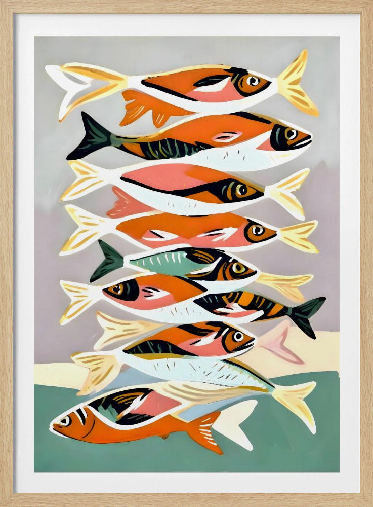 Gestileerde vis | Poster