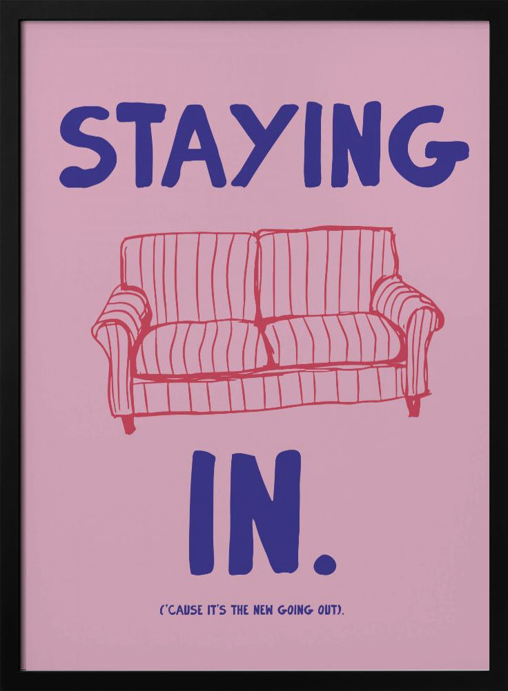 Comfortzone op de bank | Poster
