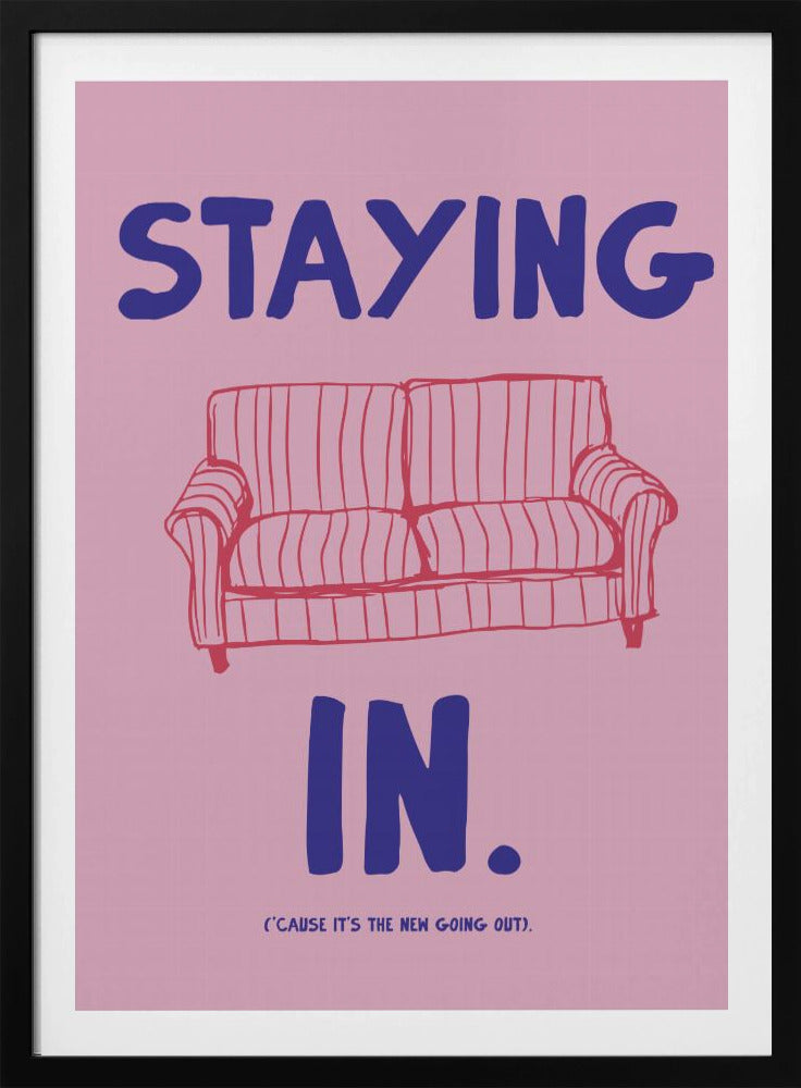 Comfortzone op de bank | Poster