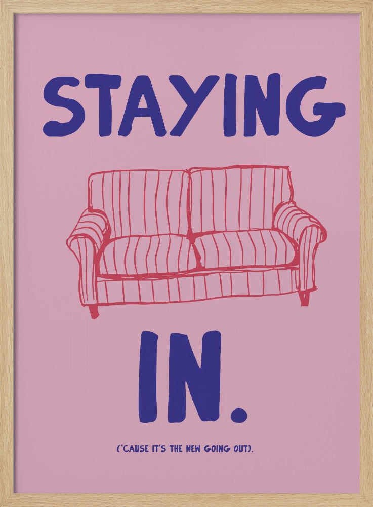 Comfortzone op de bank | Poster