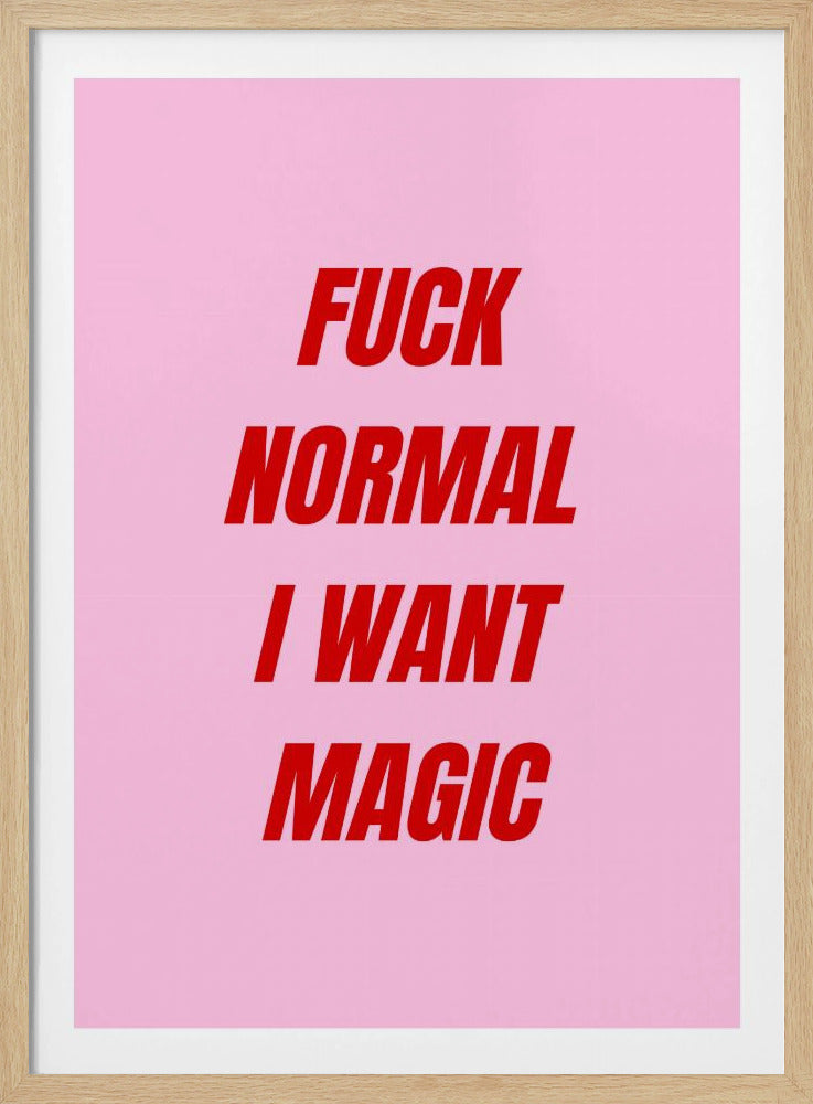 Vetgedrukte rode typografie | Poster