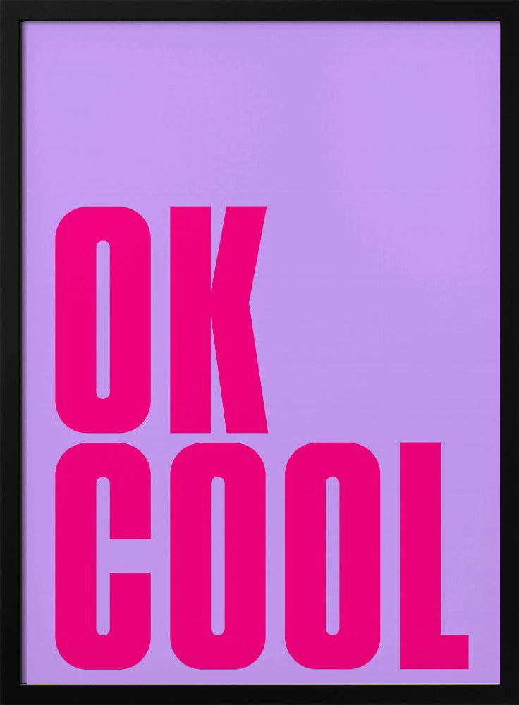 Gedurfde roze statement | Poster