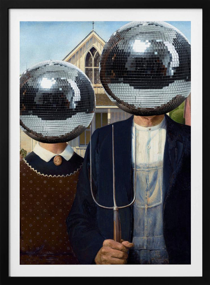 American Gothic with Disco | Poster