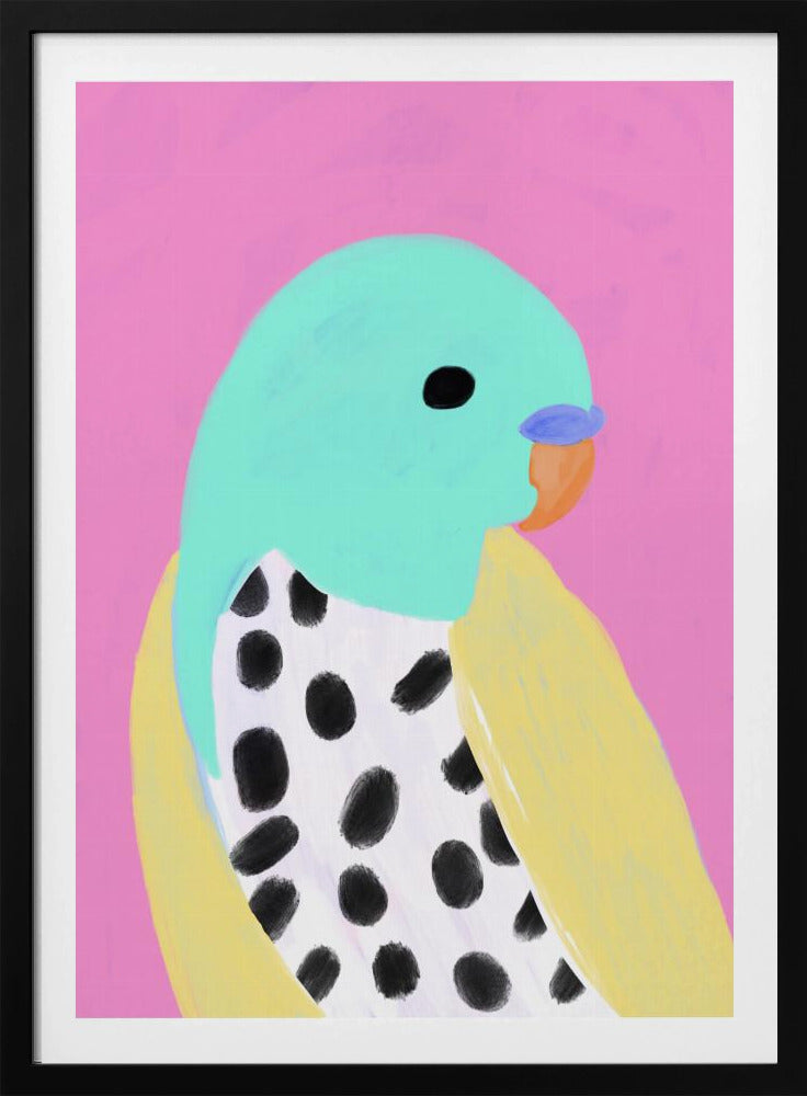 Parkiet met stippen | Poster