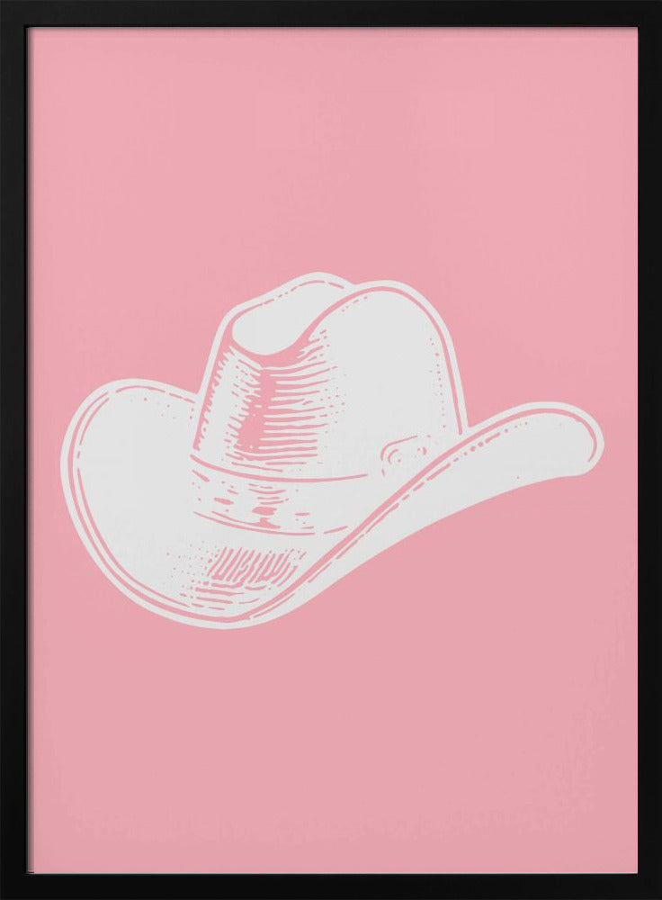 Roze cowboyhoed | Poster