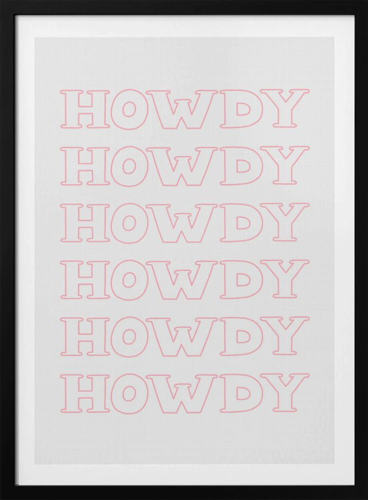 Roze Howdy | Poster