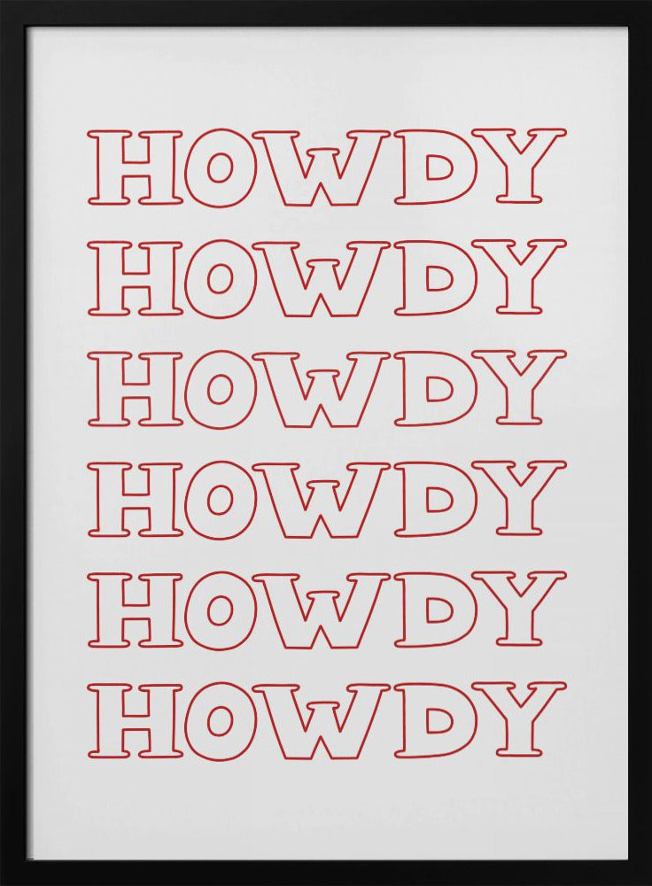 Rode Howdy | Poster