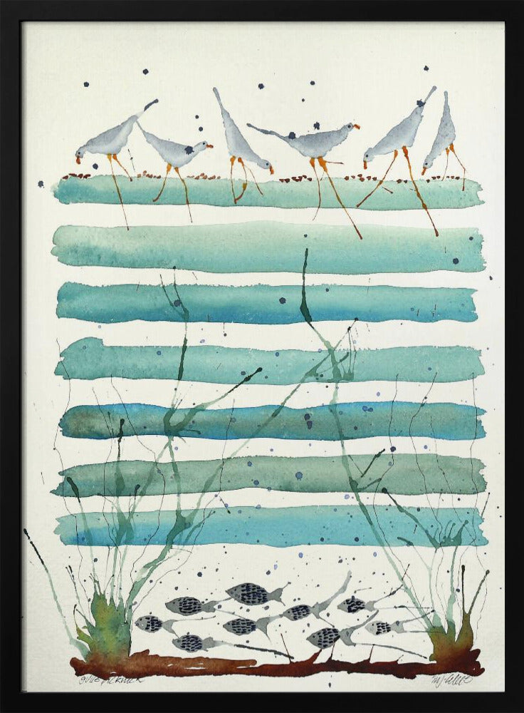 Sereen kustlandschap | Poster