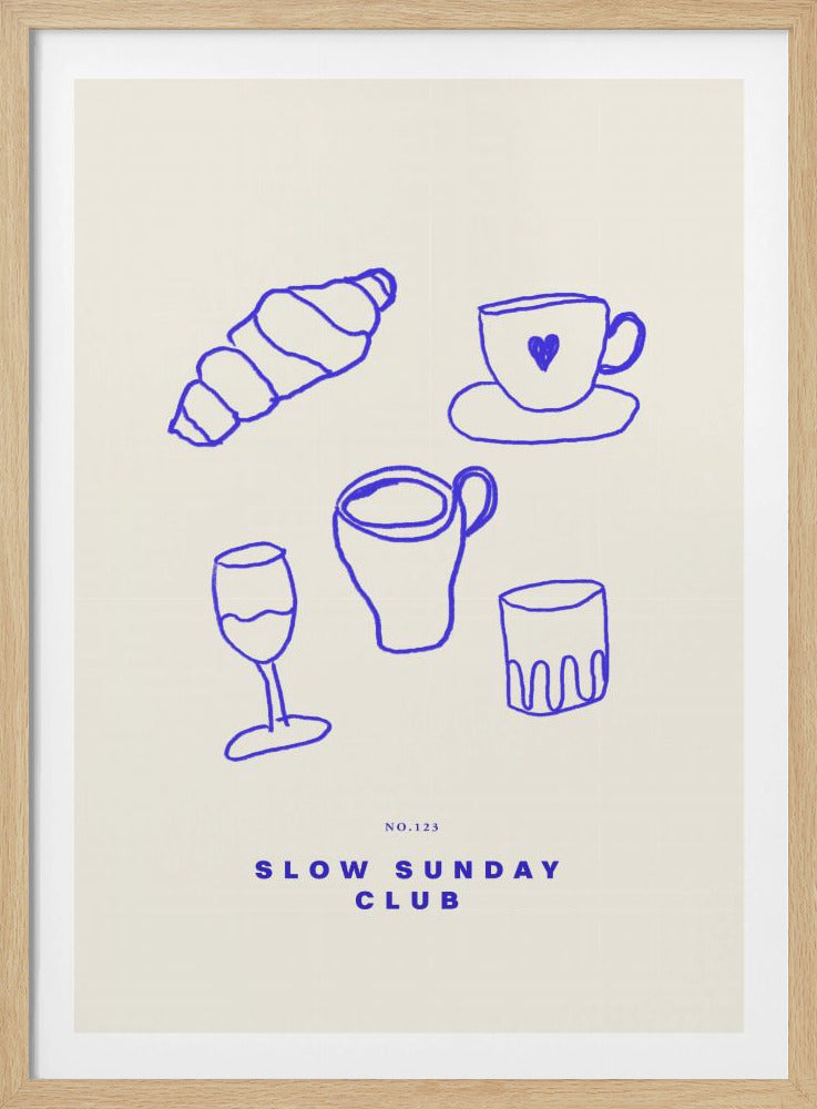 Gezellige brunchsfeer | Poster