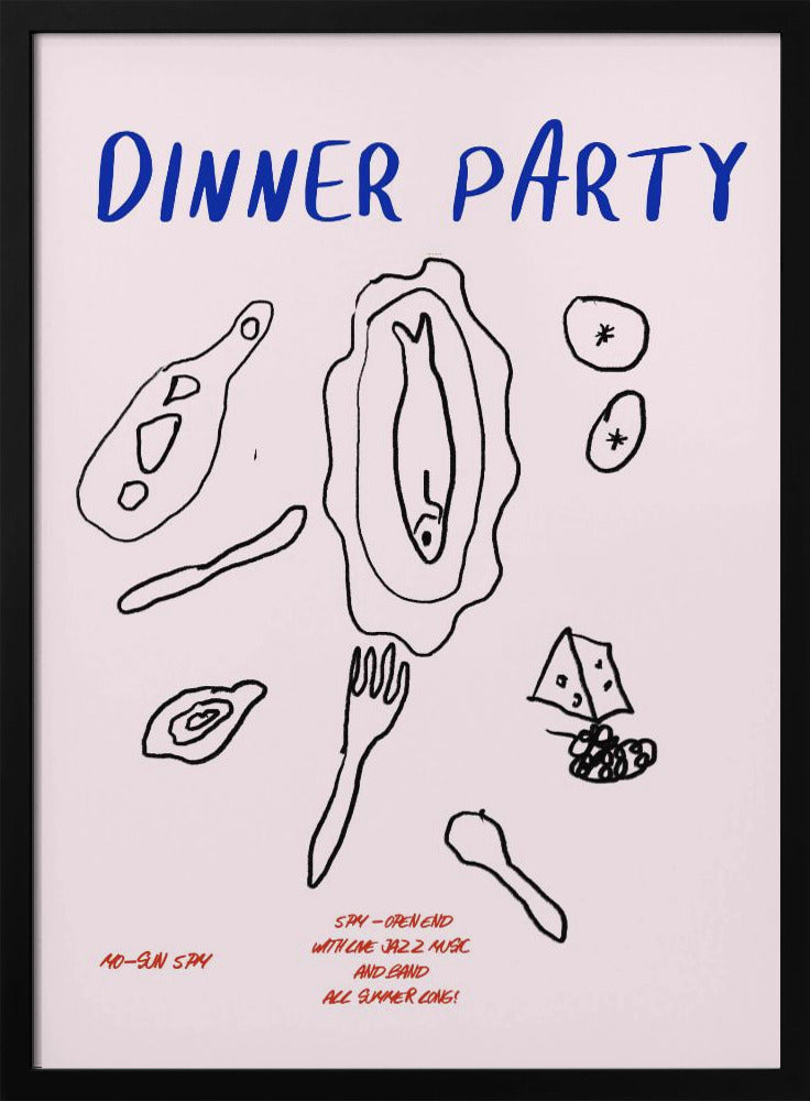 Minimalistisch feest | Poster