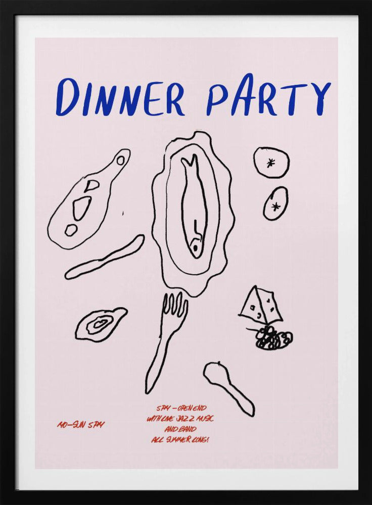 Minimalistisch feest | Poster