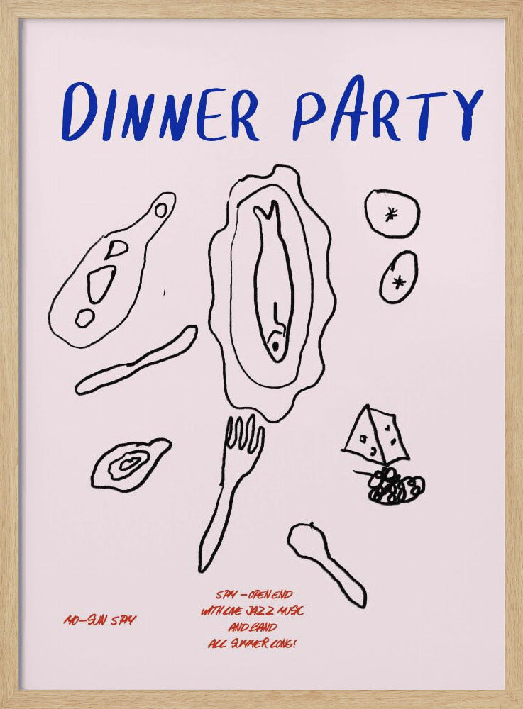 Minimalistisch feest | Poster