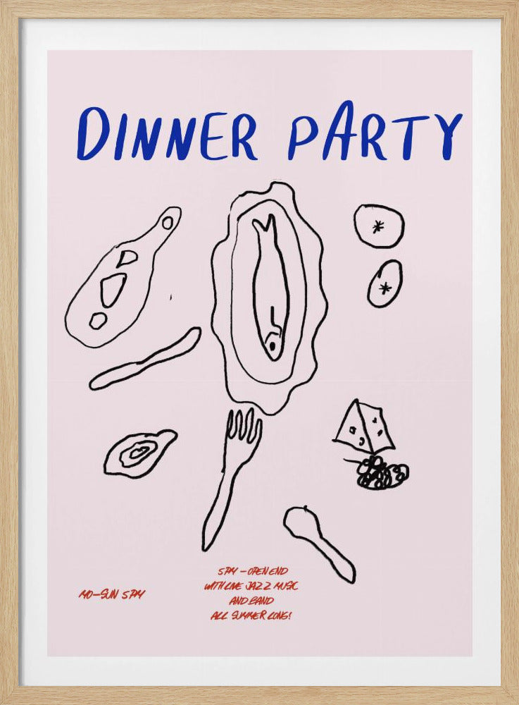 Minimalistisch feest | Poster