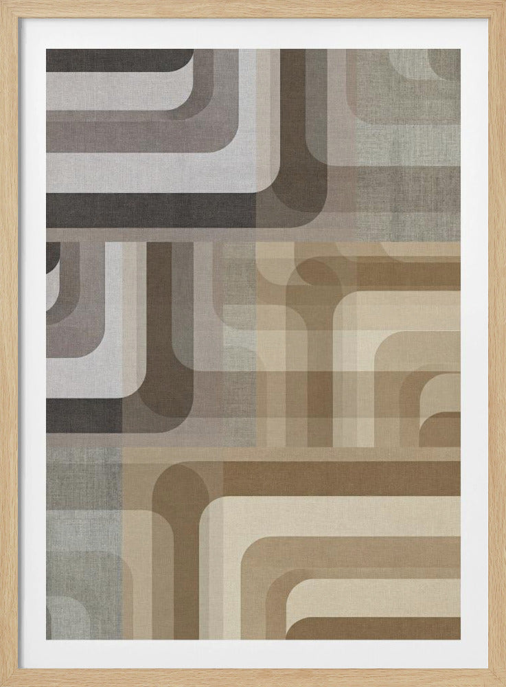 Analog Dreams Geweven Verhalen Patroon | Poster
