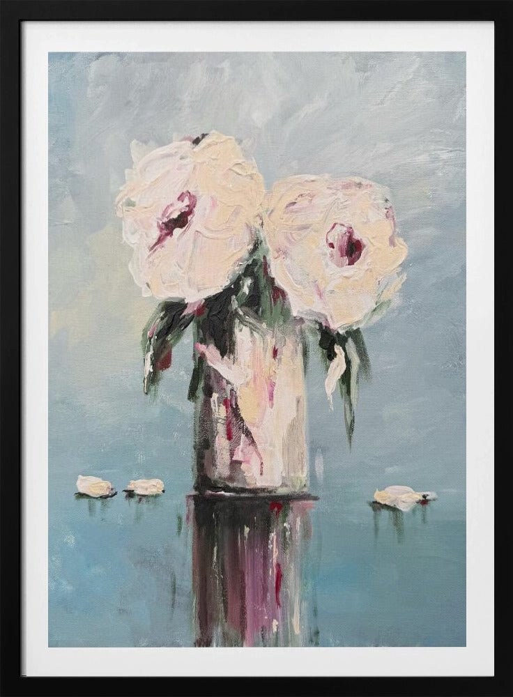 Witte rozen | Poster