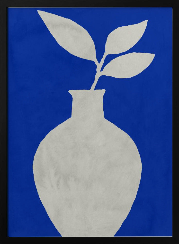 White Vase Silhouette | Poster