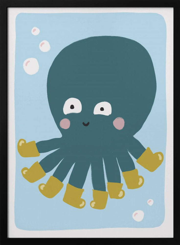 Plezier met gelaarsde octopus | Poster