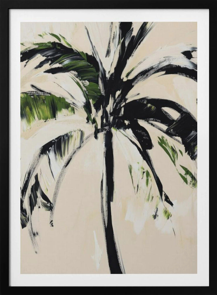 Abstracte palmboom | Poster