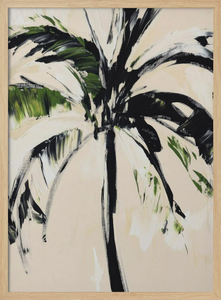 Abstracte palmboom | Poster