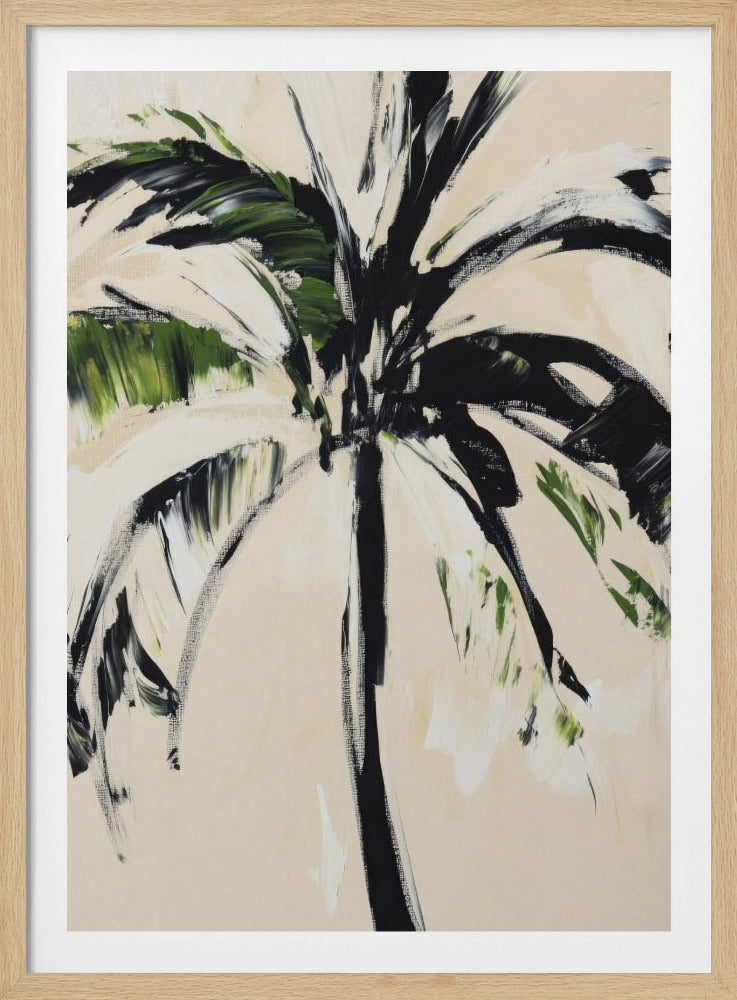 Abstracte palmboom | Poster