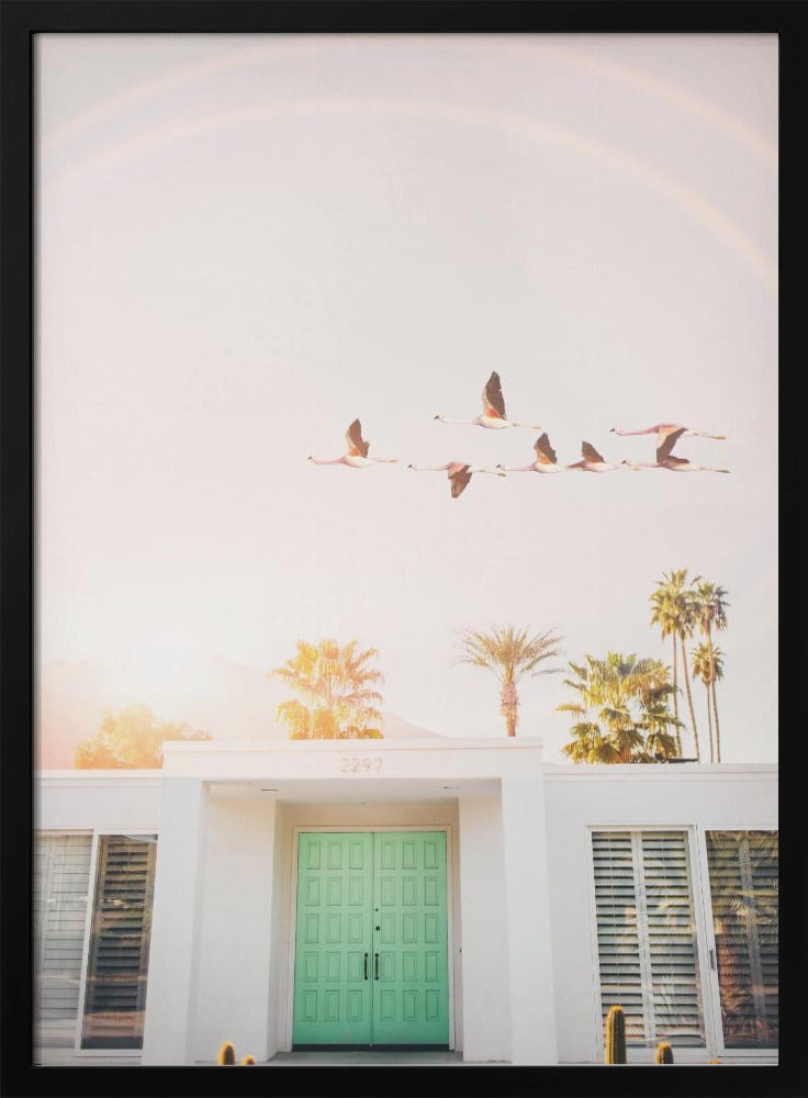 Flamingo's in Palm Springs | Poster