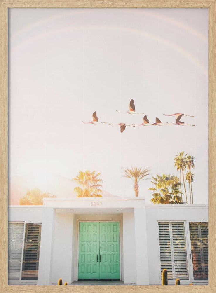 Flamingo's in Palm Springs | Poster