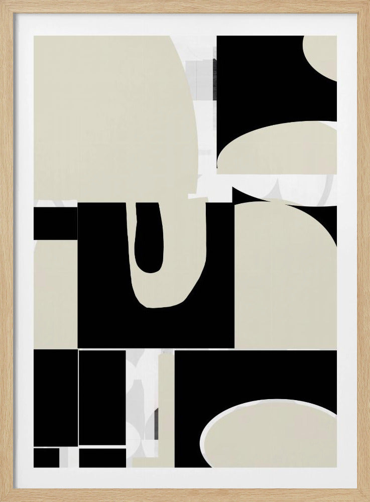 Geassembleerde abstractie | Poster