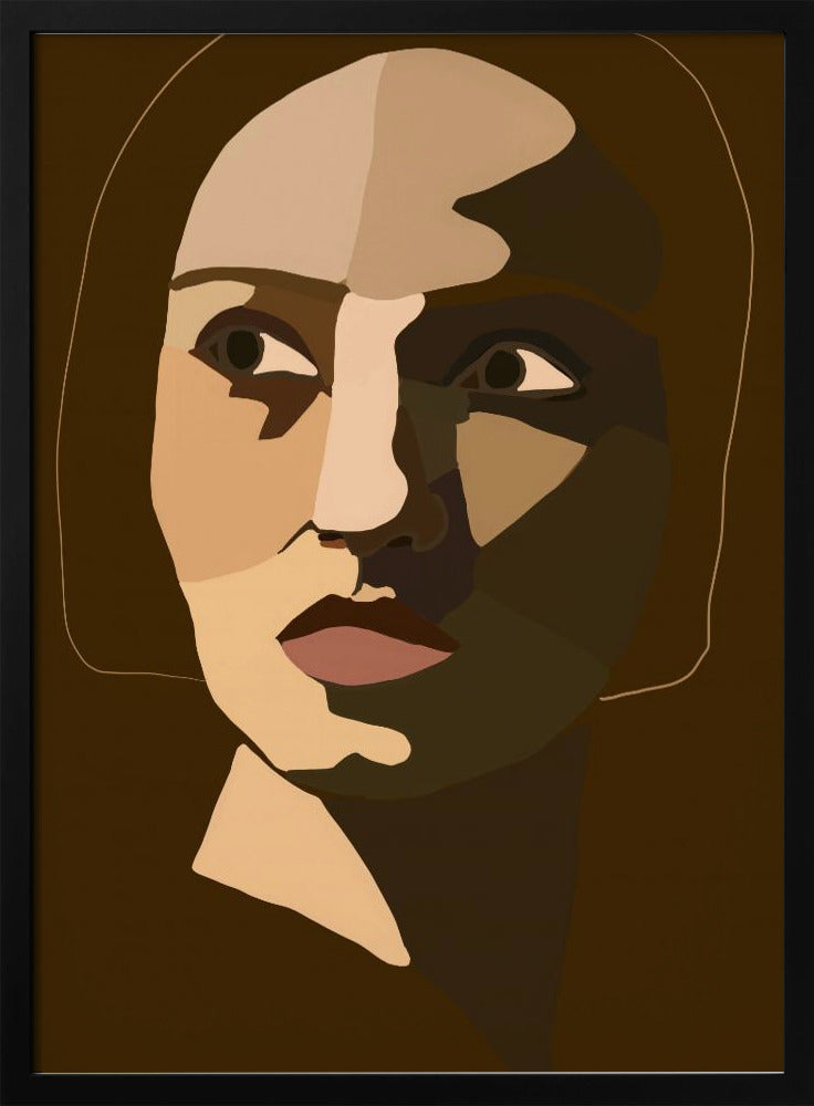 Portret van een vrouw | Poster