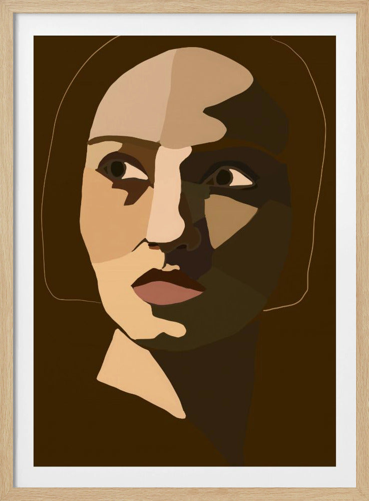 Portret van een vrouw | Poster