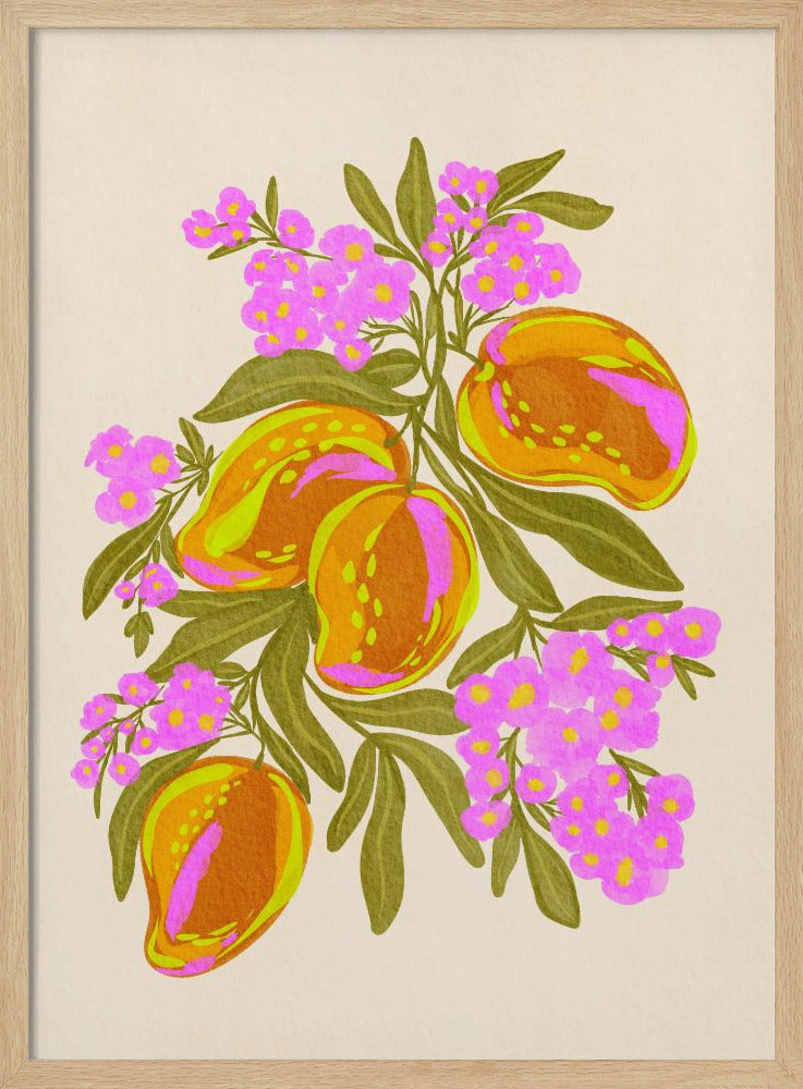 Levendige Mango's | Poster