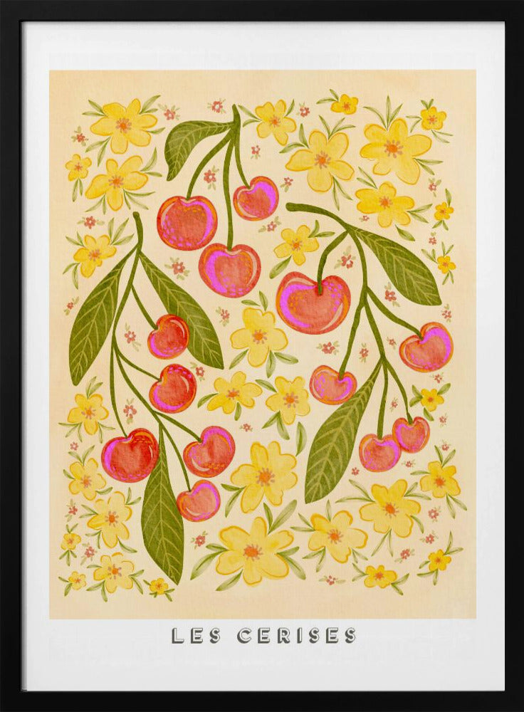 Whimsical Cherry-Themed Design | Poster