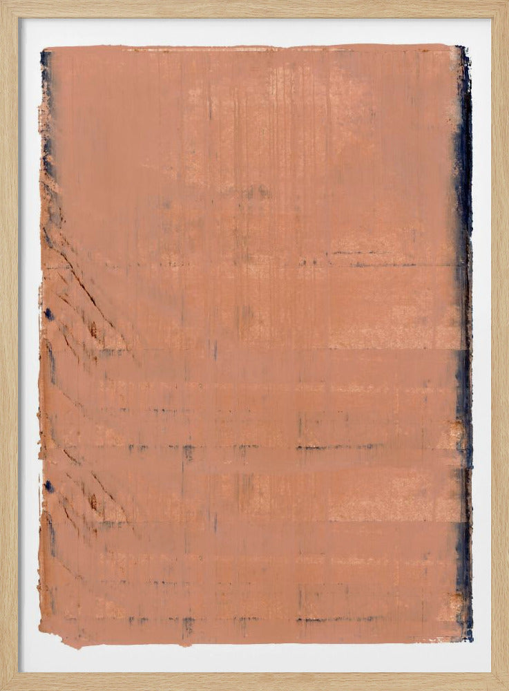 Gestructureerde abstractie in aardtinten | Poster