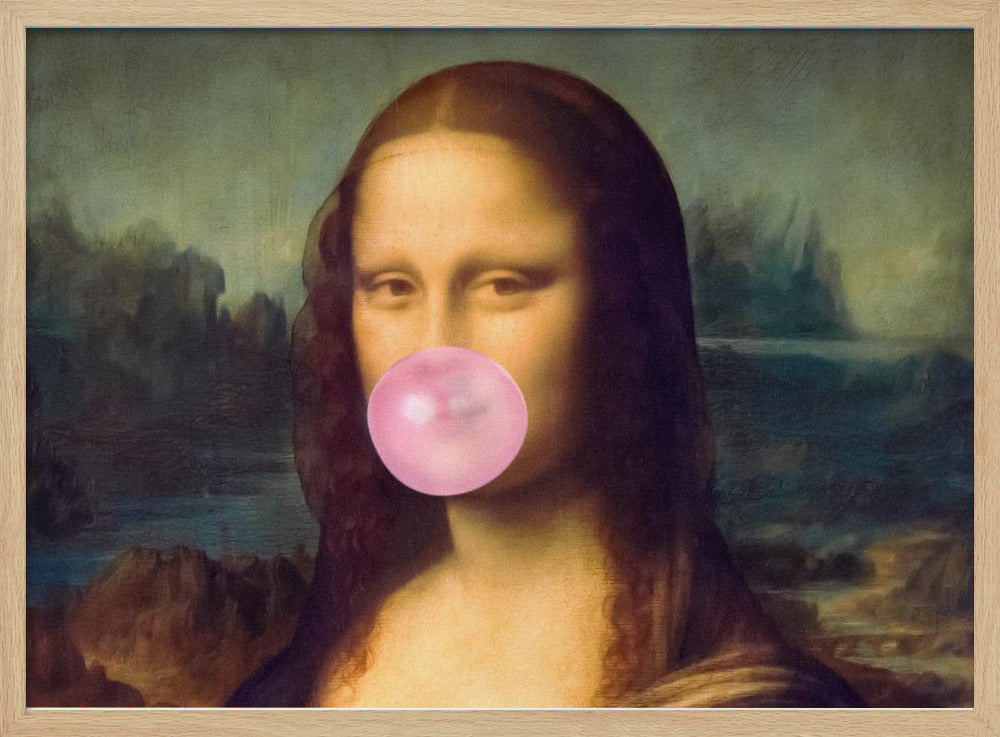 Mona Lisa Bubblegum | Poster