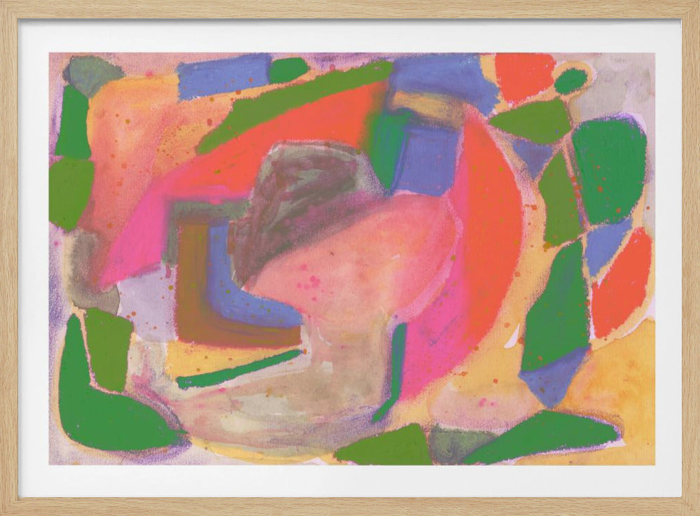 Aquarel &amp; pastel Abstract | Poster