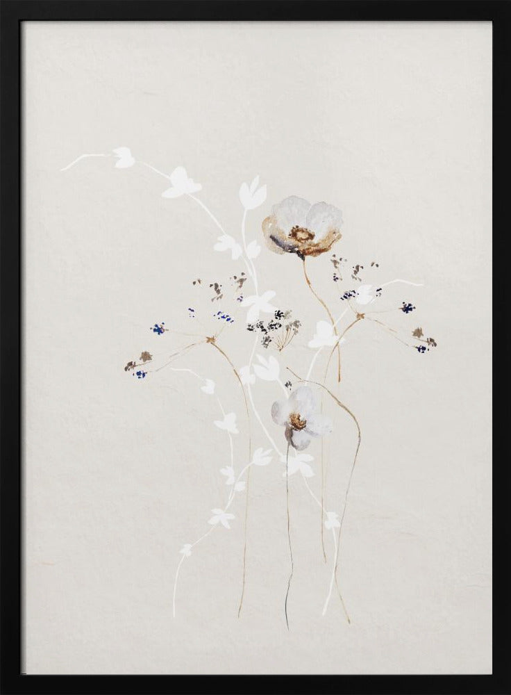 Hemelse bloemen met subtiele tinten | Poster