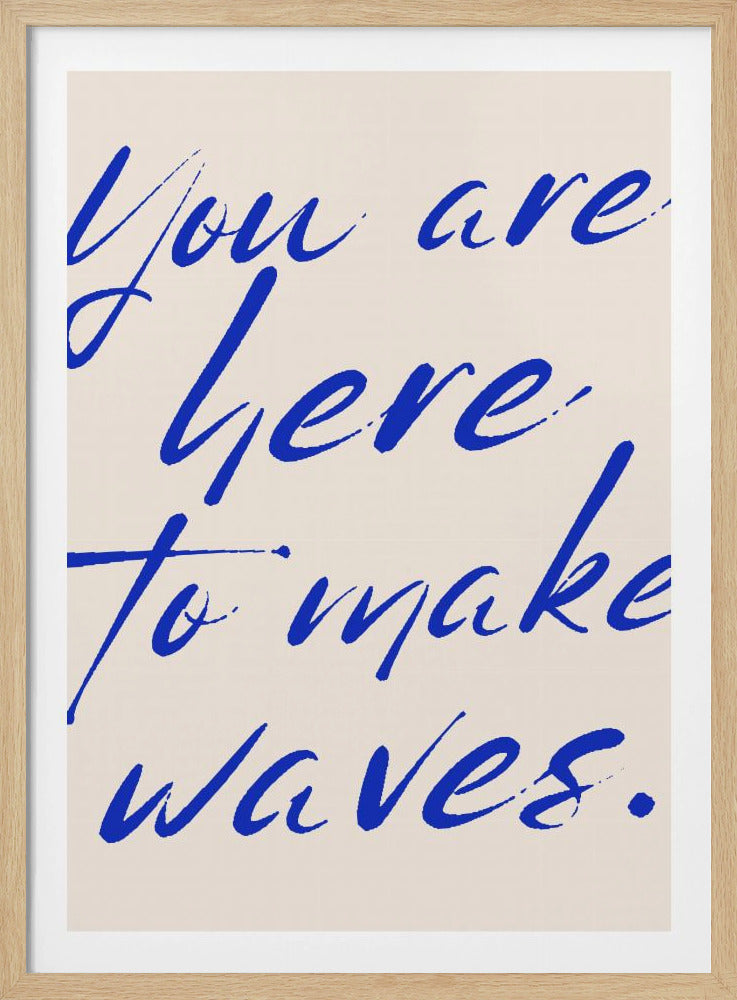 Inspirerende, motiverende quote | Poster