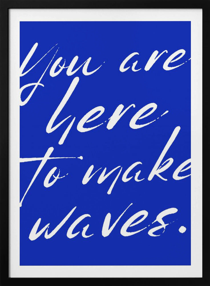Inspirerende, motiverende quote | Poster