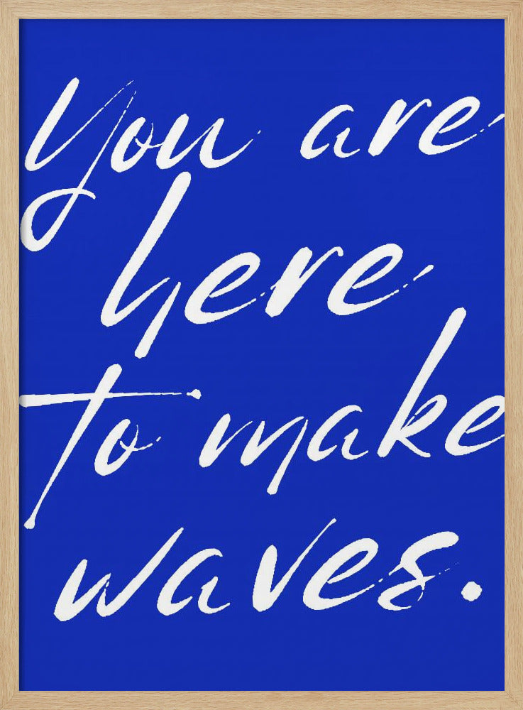 Inspirerende, motiverende quote | Poster