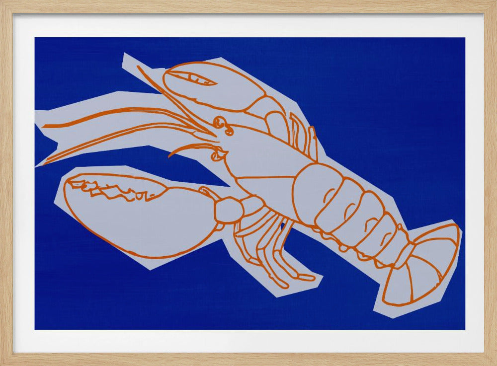 Kreeft in de rij | Poster
