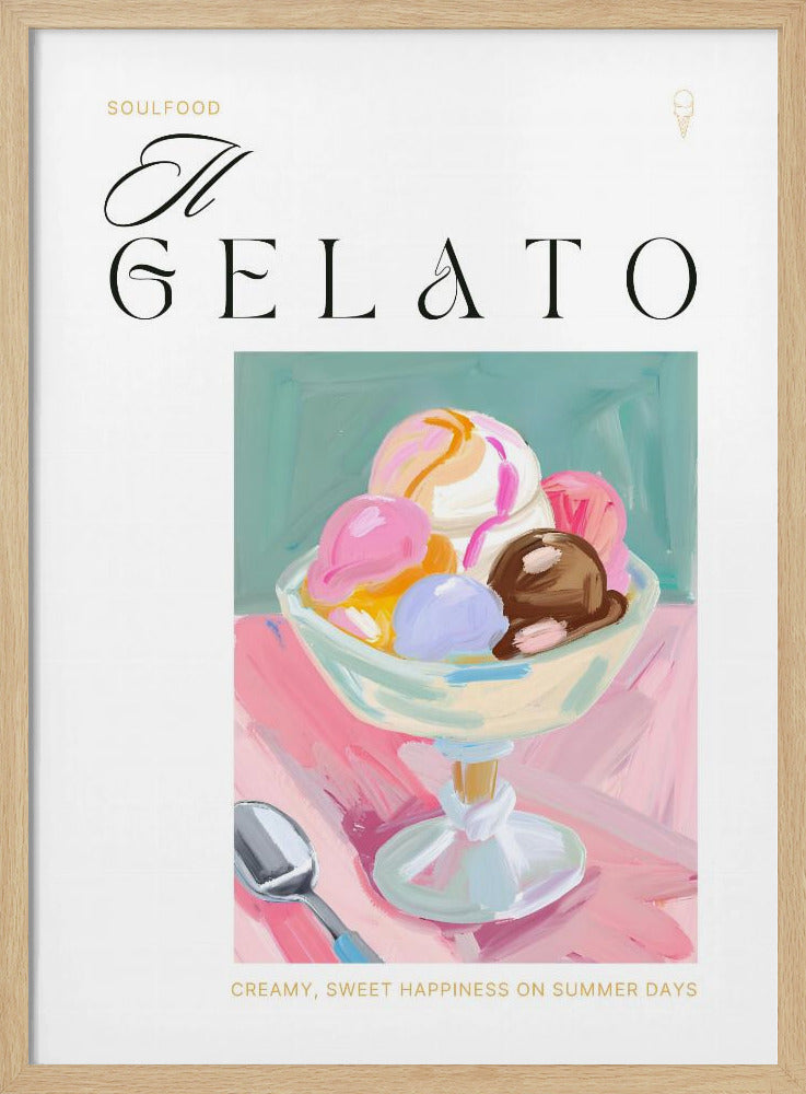 Gelato-ijsje | Poster