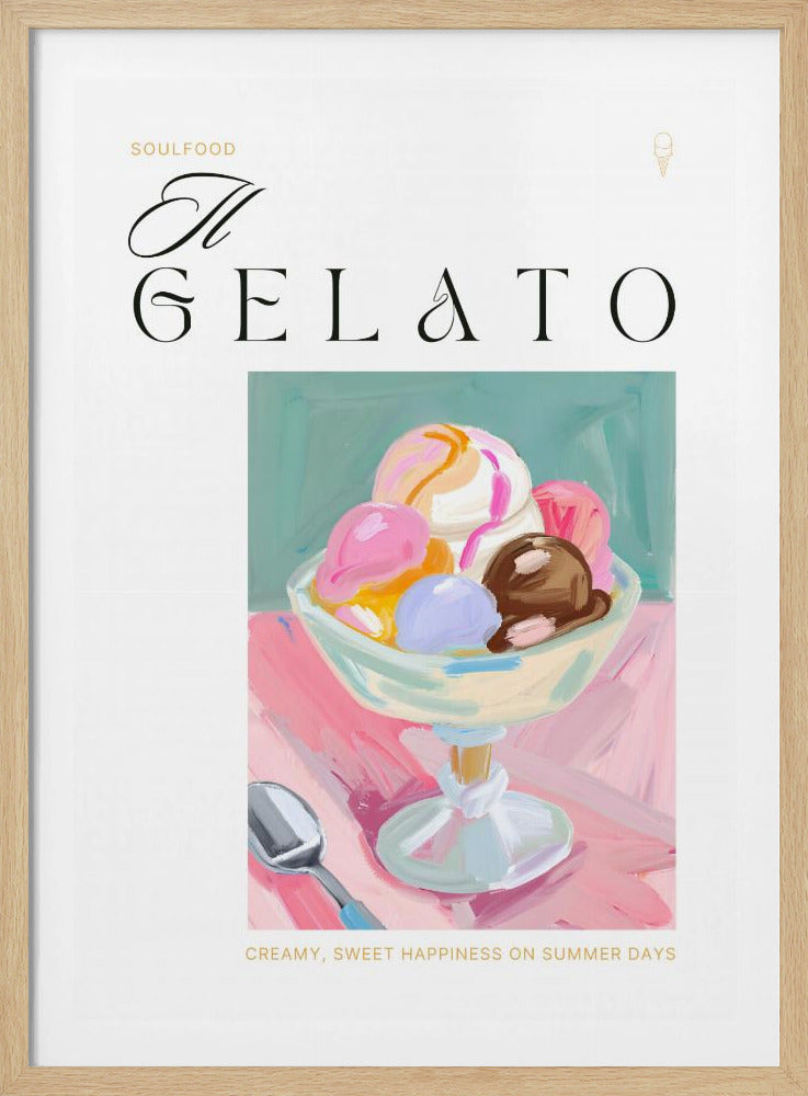 Gelato-ijsje | Poster