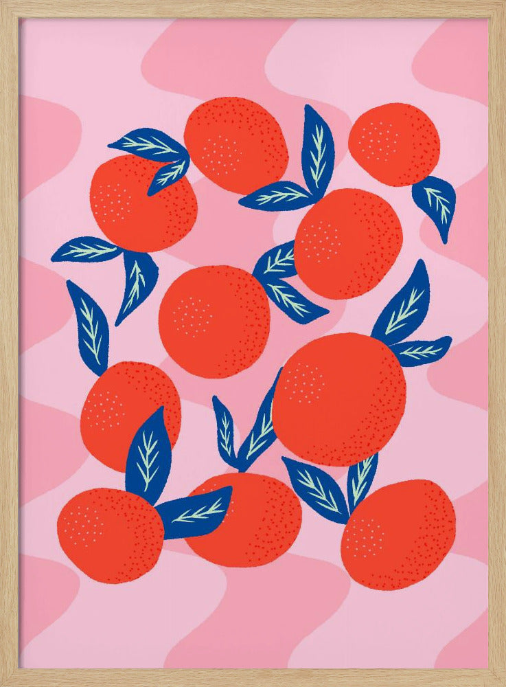 Levendige mandarijnen | Poster
