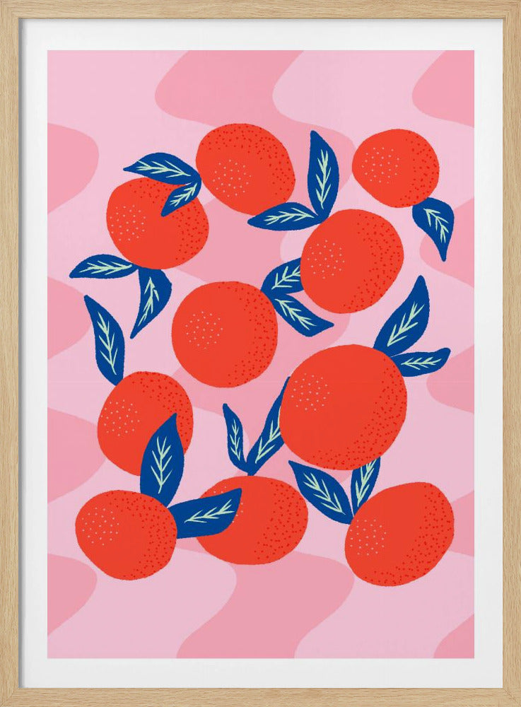 Levendige mandarijnen | Poster