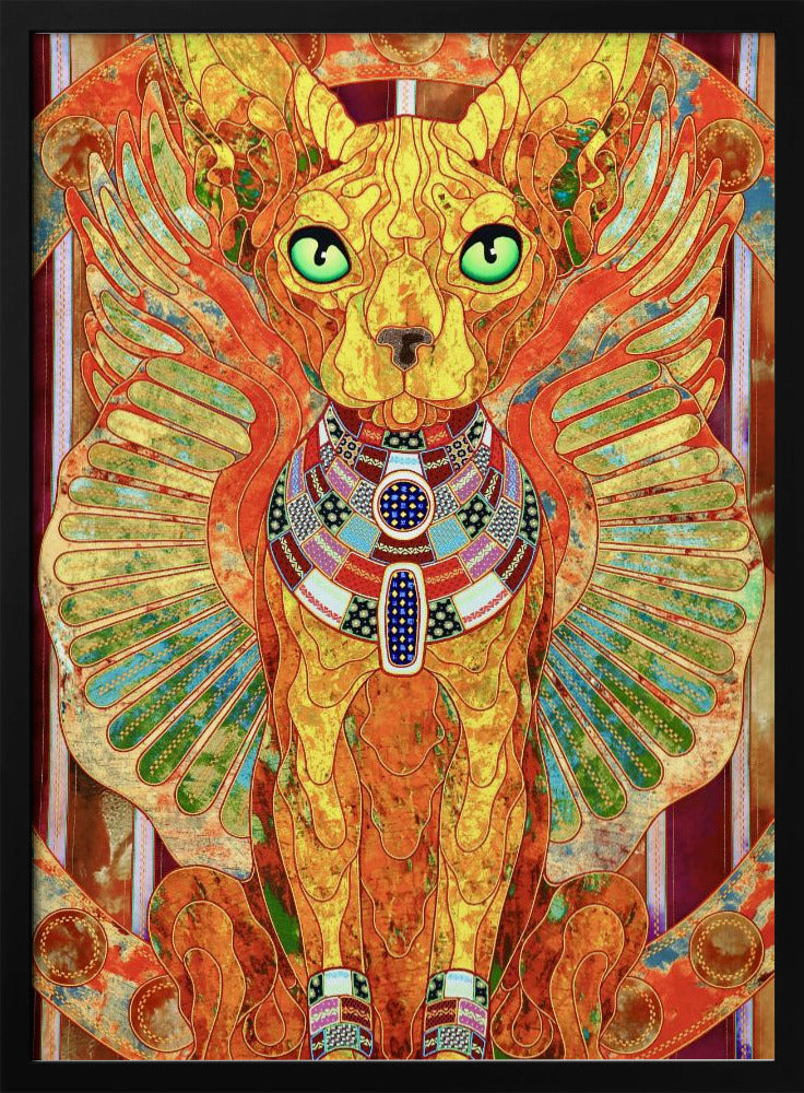 Gestileerde Sfinxkat | Poster