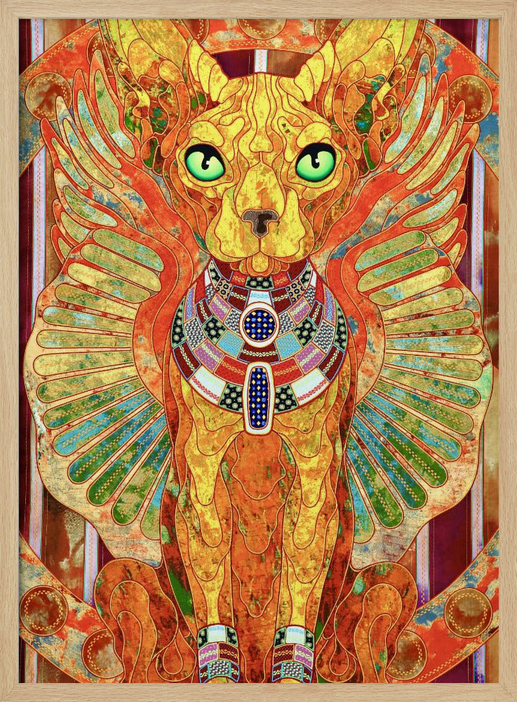 Gestileerde Sfinxkat | Poster