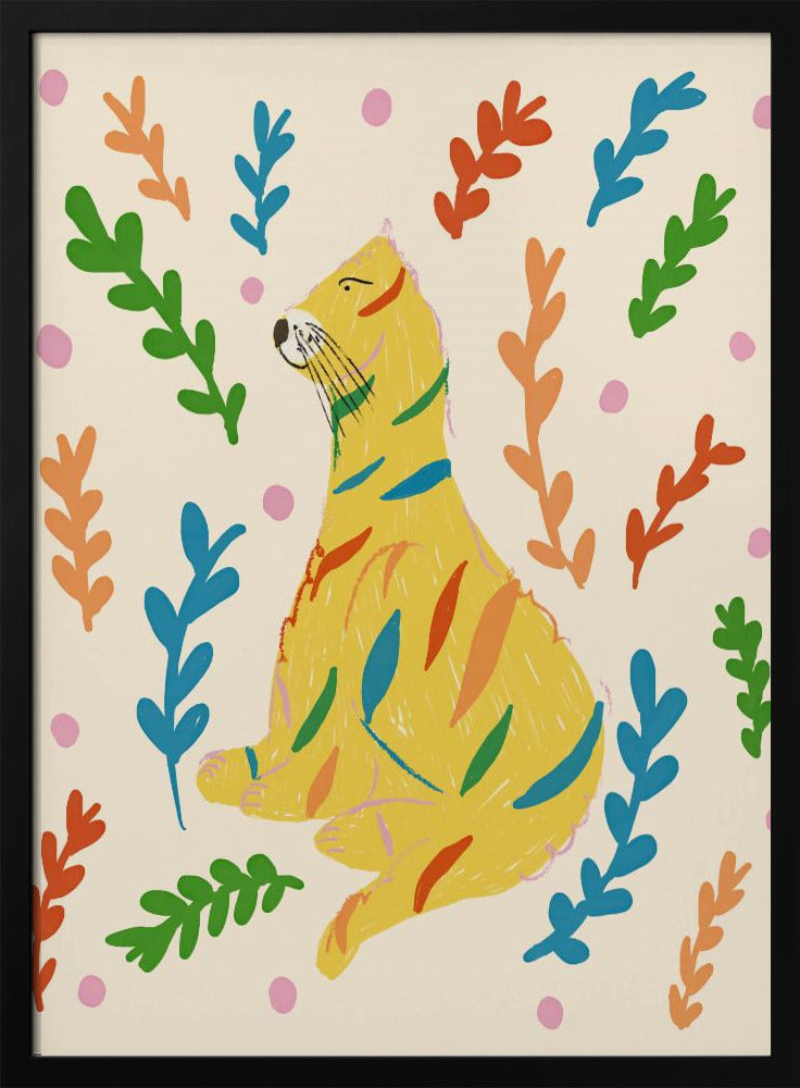 Kleurrijke berendans | Poster