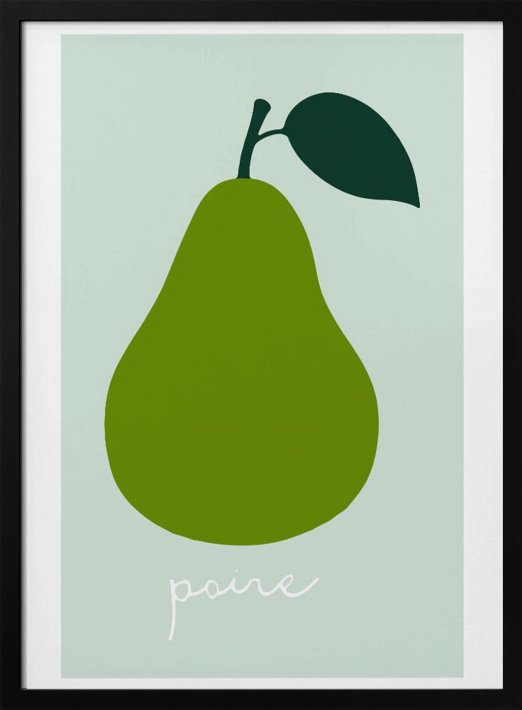 La Poire (heldergroen) | Poster