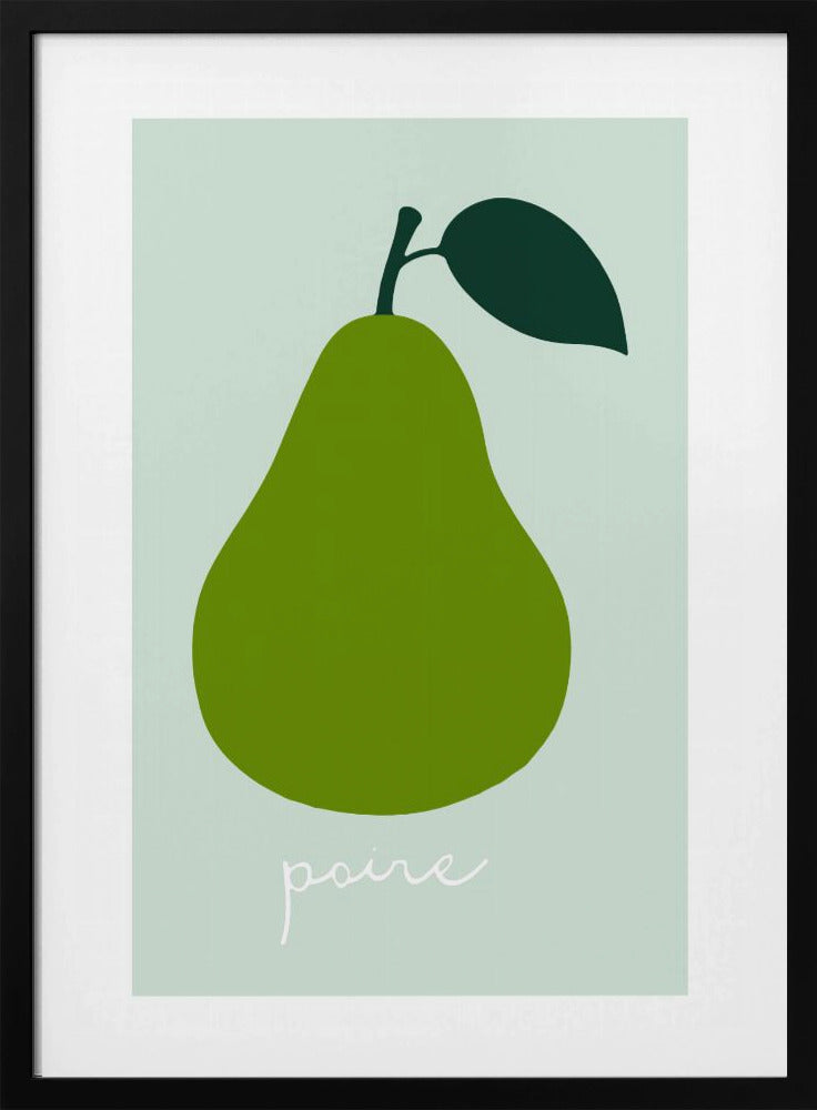 La Poire (heldergroen) | Poster