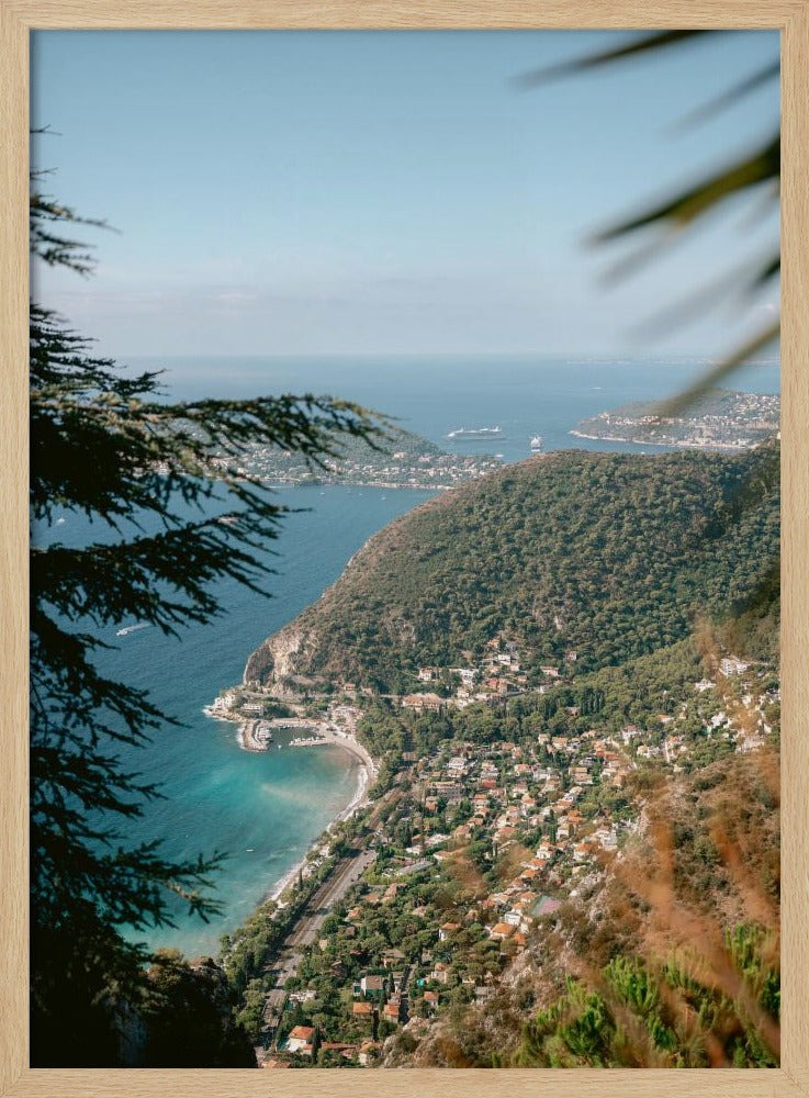 Groene heuvels en turquoise wateren | Poster