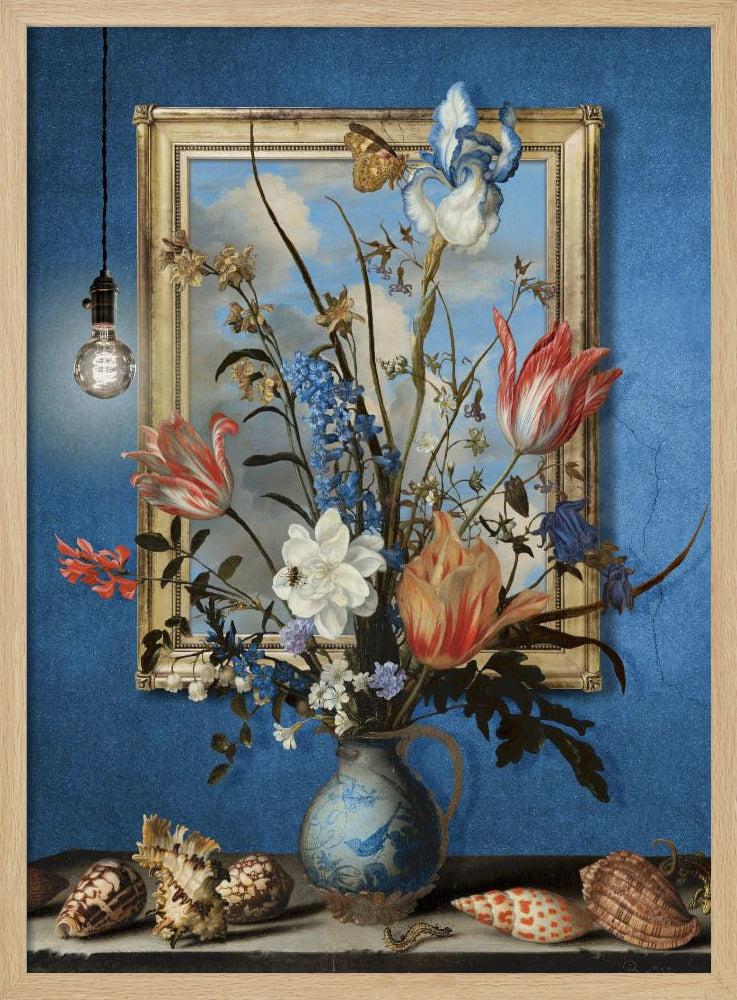 Een stilleven in Delft | Poster